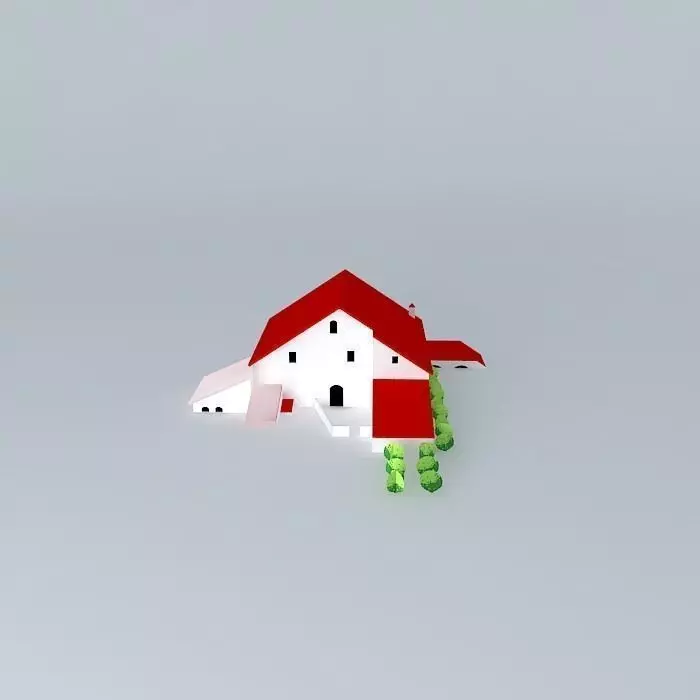 The farmhouse house Free 3D model