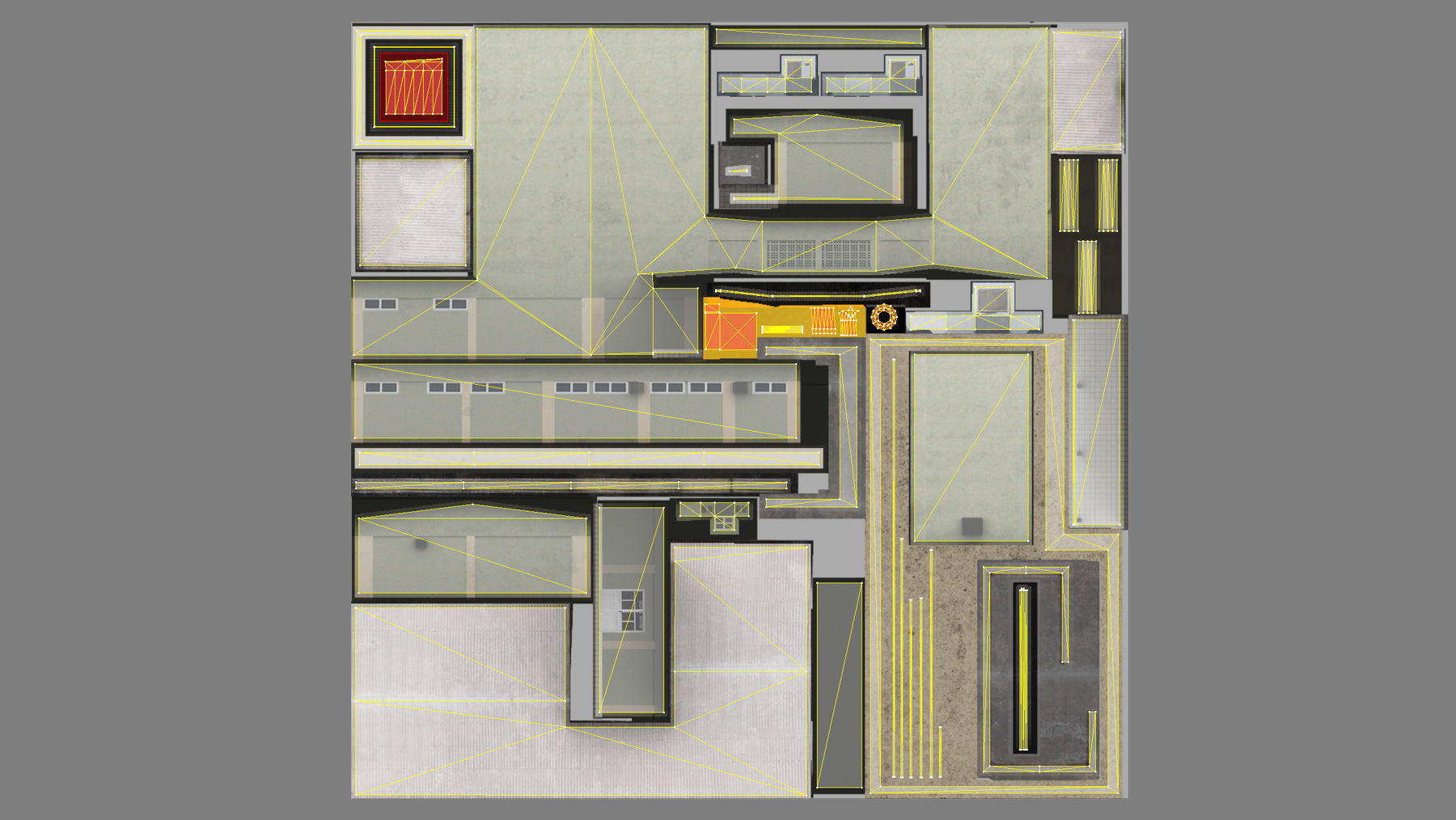 MilitaryBase PortoVelho ControlRoom Low-poly 3D model_16