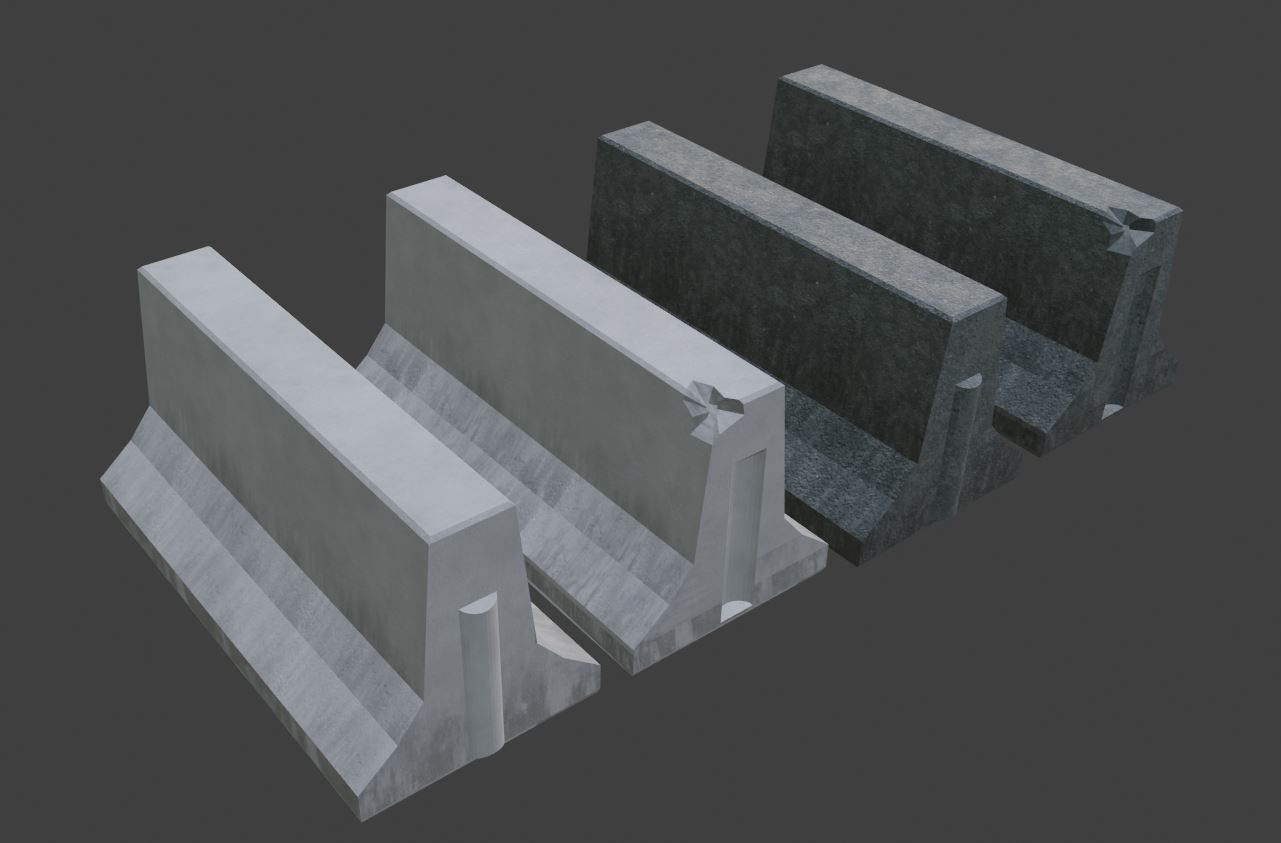 Street Asset Pack Low-poly 3D model_5