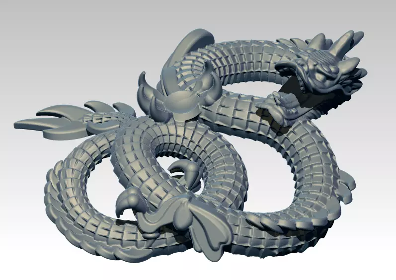Dragon pendant 3D print model
