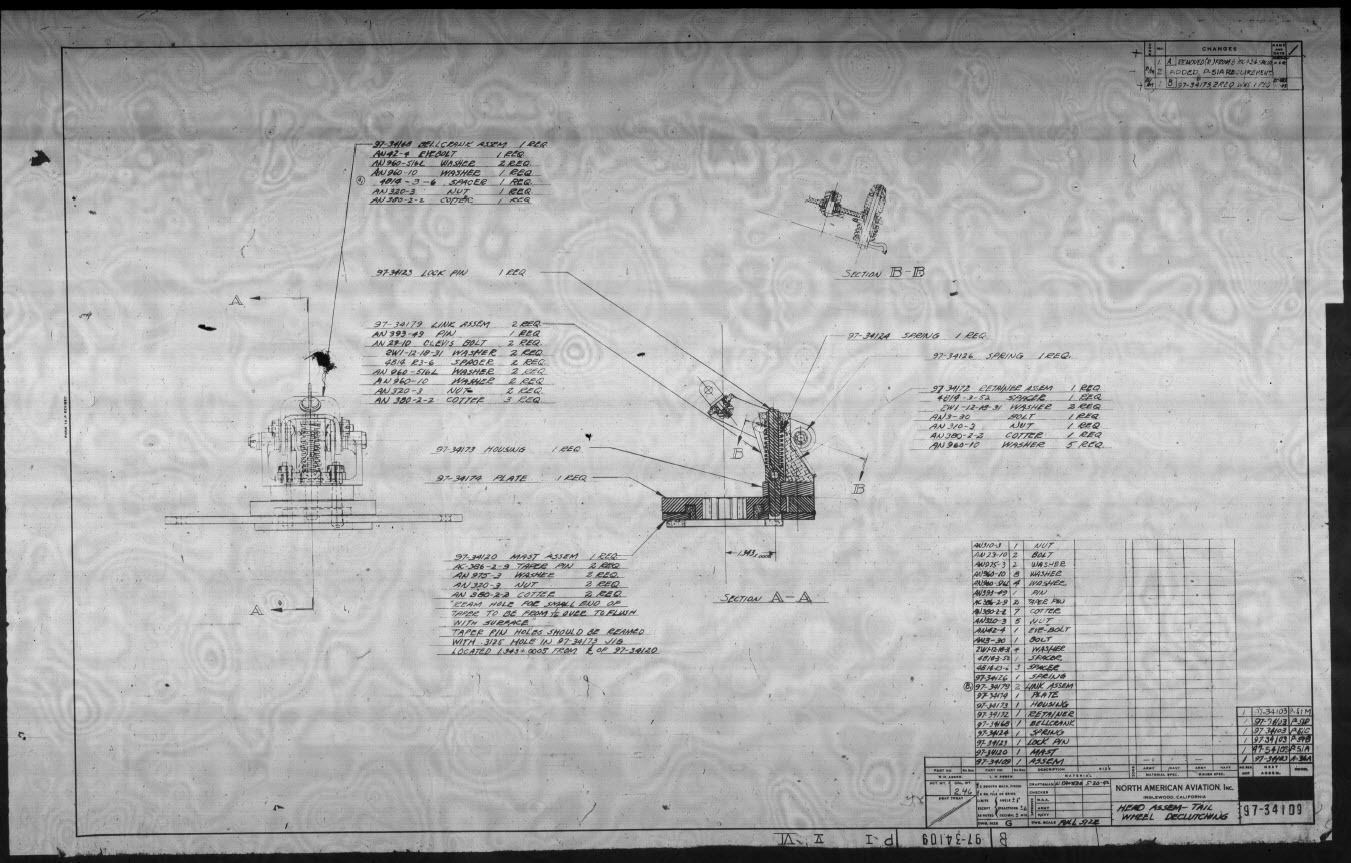 P-51D Mustang Tail Wheel De-clutching Assembly 3D print model_4
