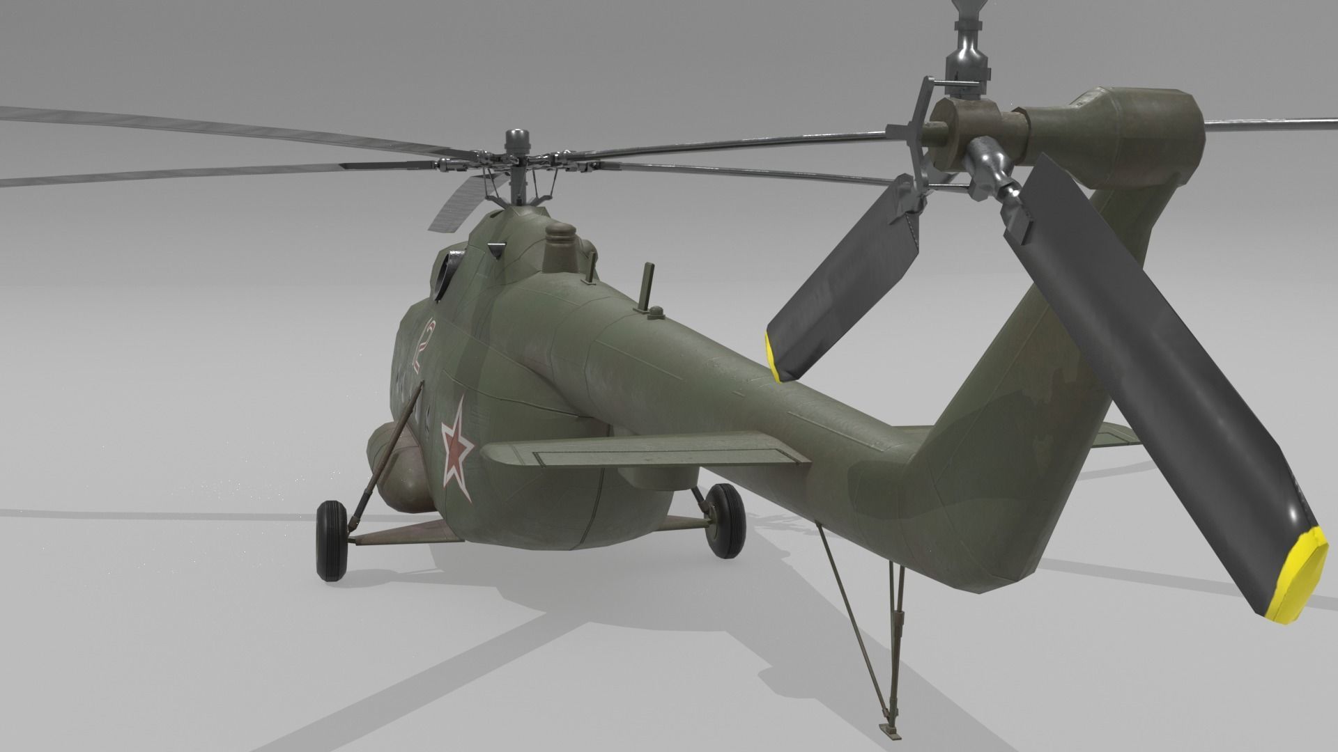 Mil mi 8 low poly animated Low-poly 3D model_21