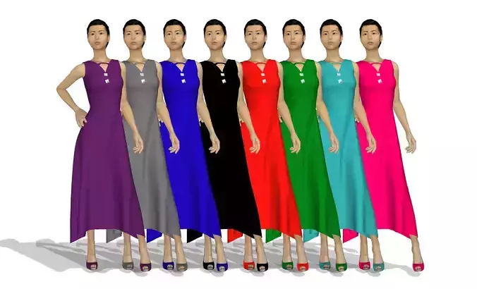 Realistic Mannequin - 3D Model Ladies Western Wear