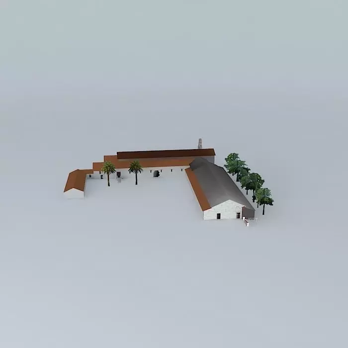 Catholic church Free 3D model_0