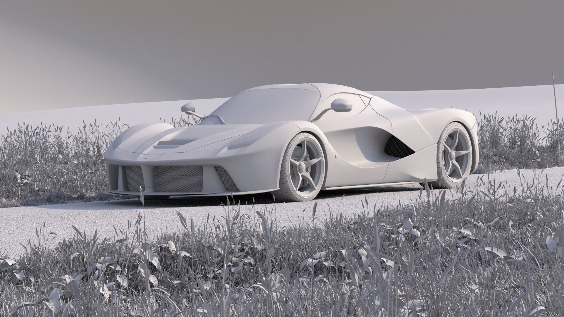 La Ferrari 3D model_6