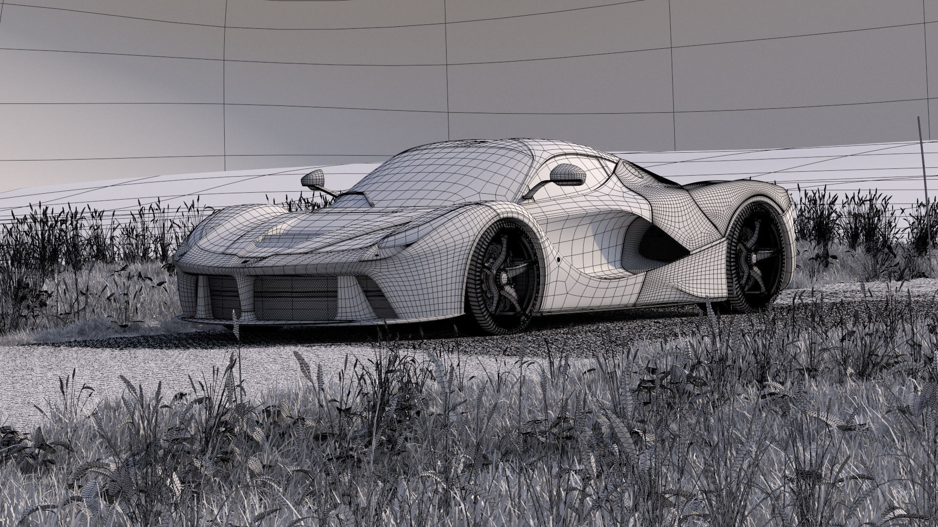 La Ferrari 3D model_7