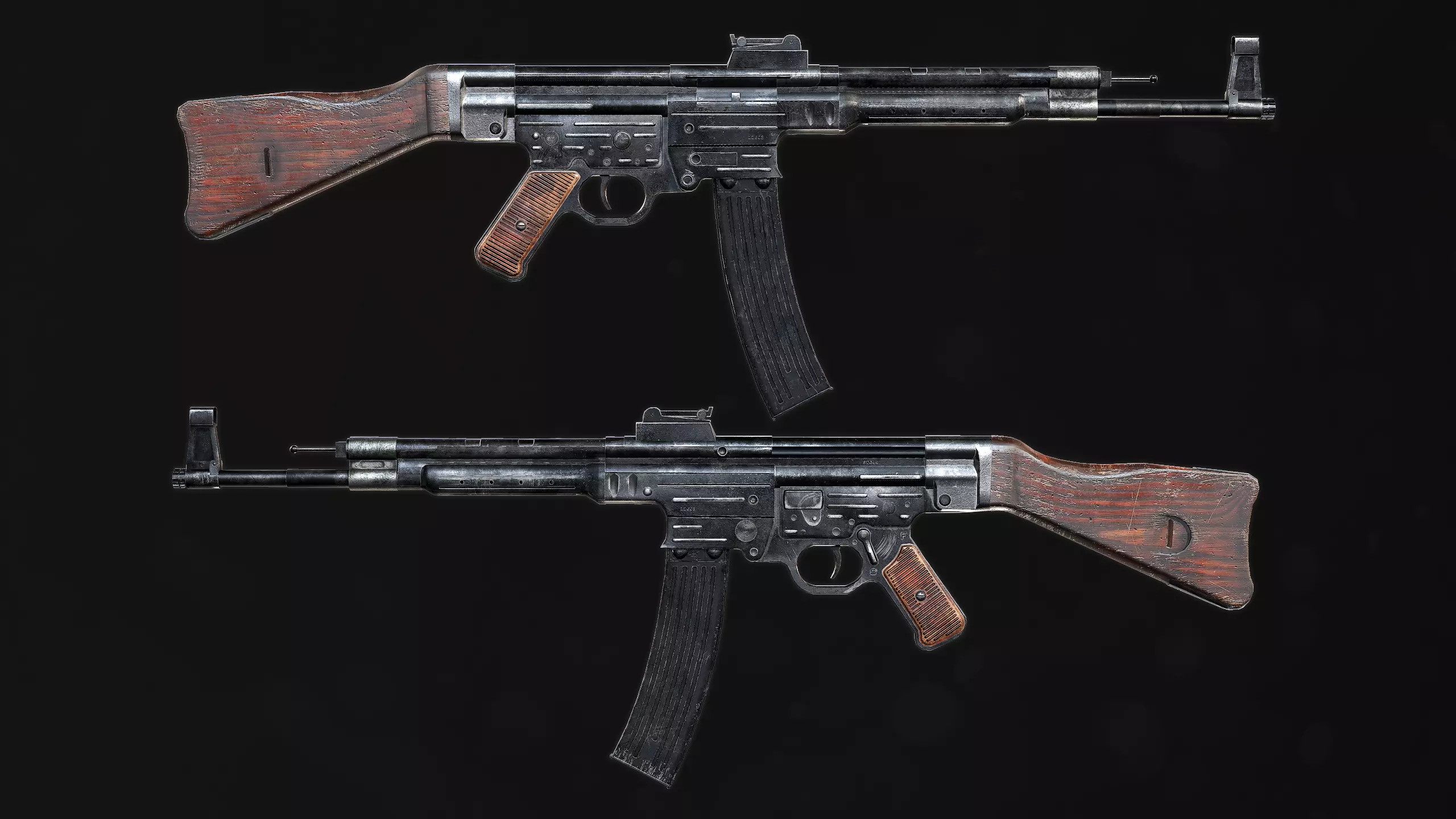 StG 44 Low-poly 3D model_0