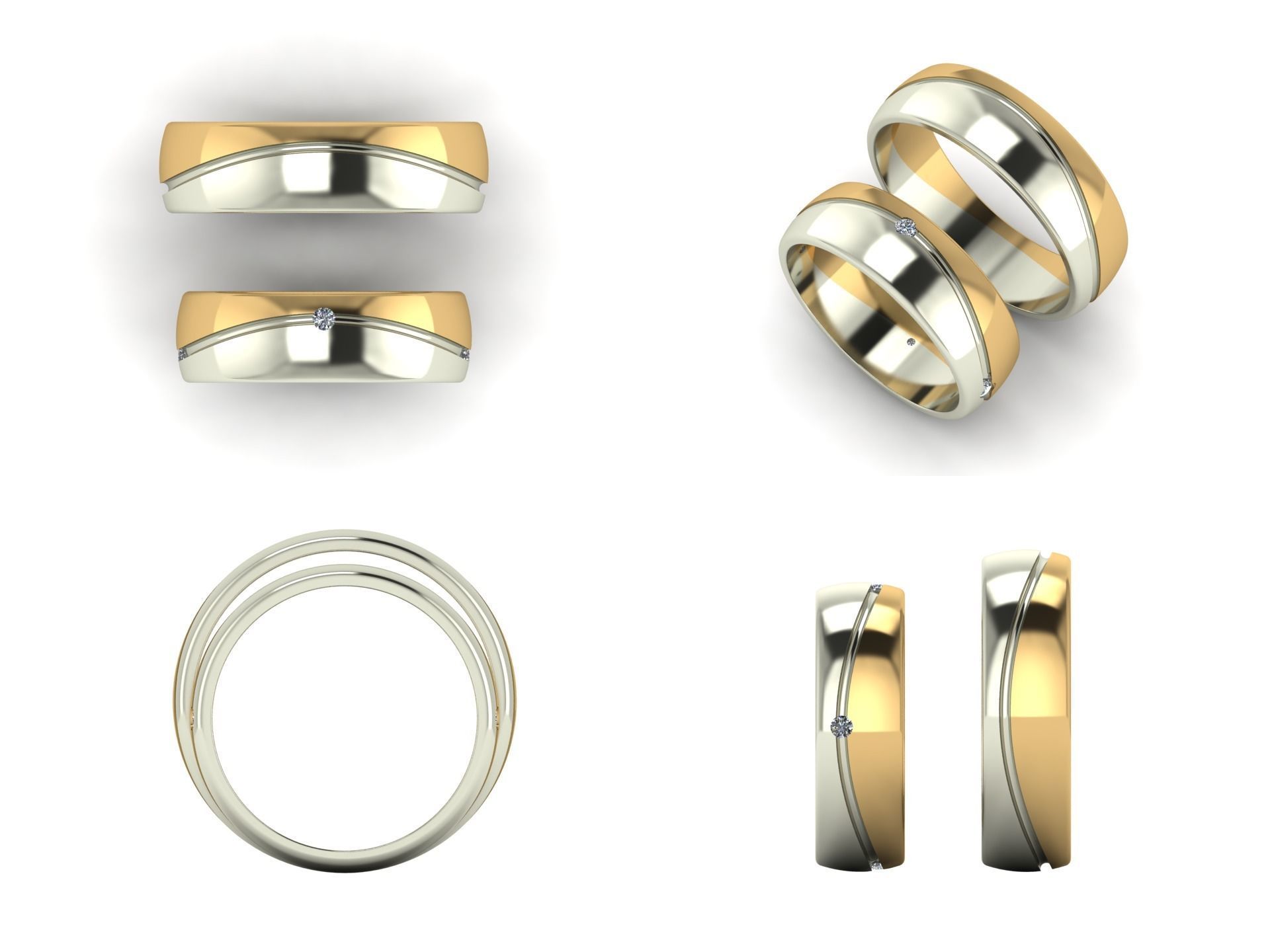 Ring pk 42 3D print model_3