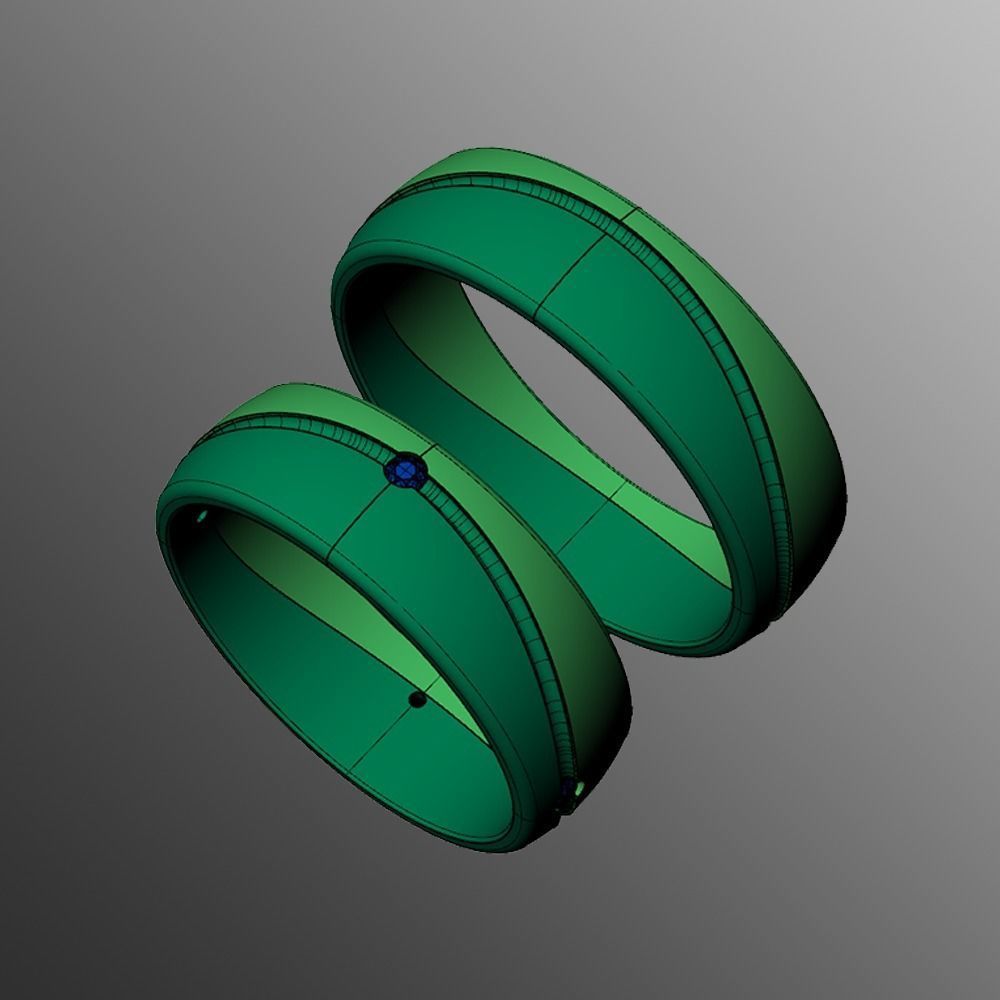 Ring pk 42 3D print model_2