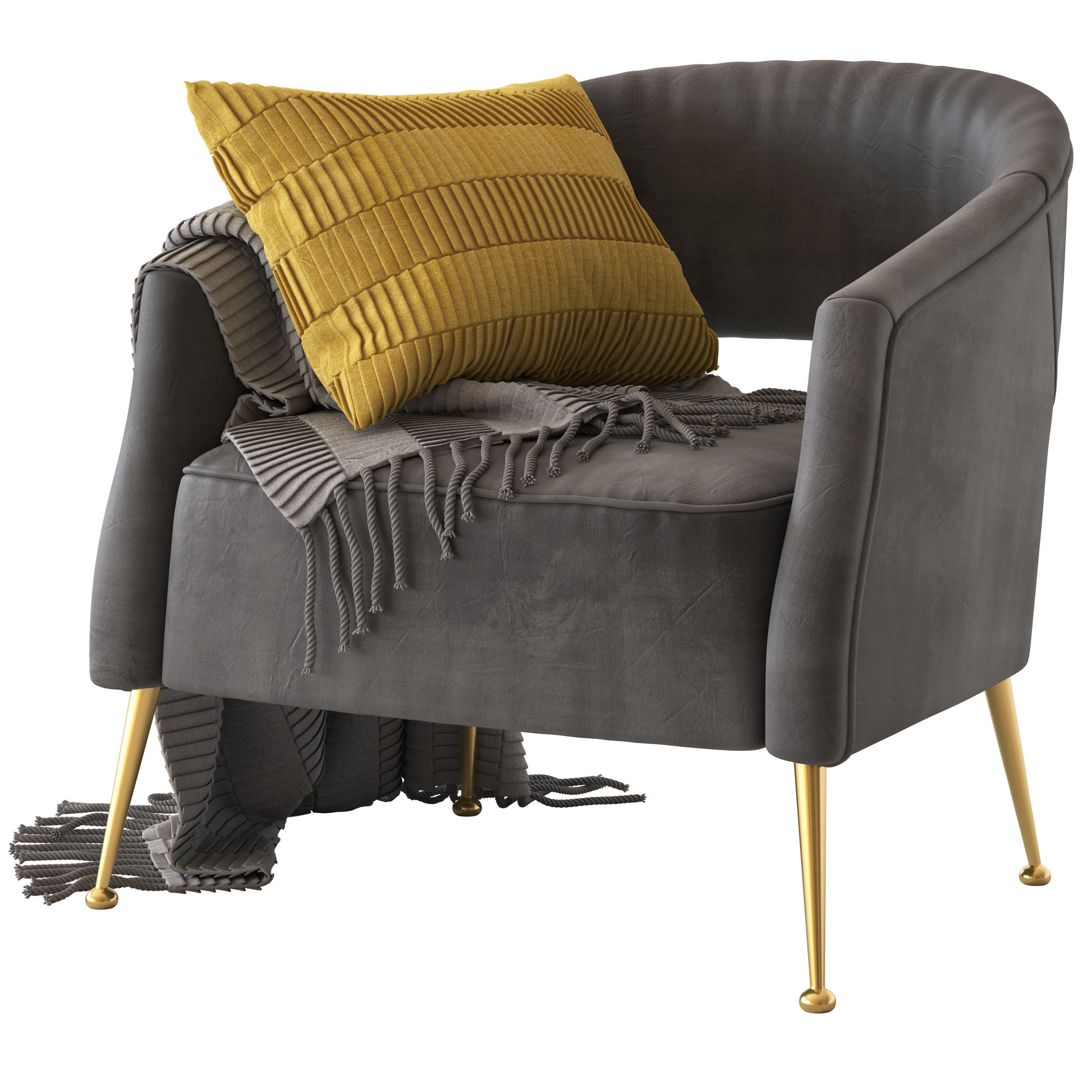 Cult Furniture Bella Armchair 3D model CGTrader