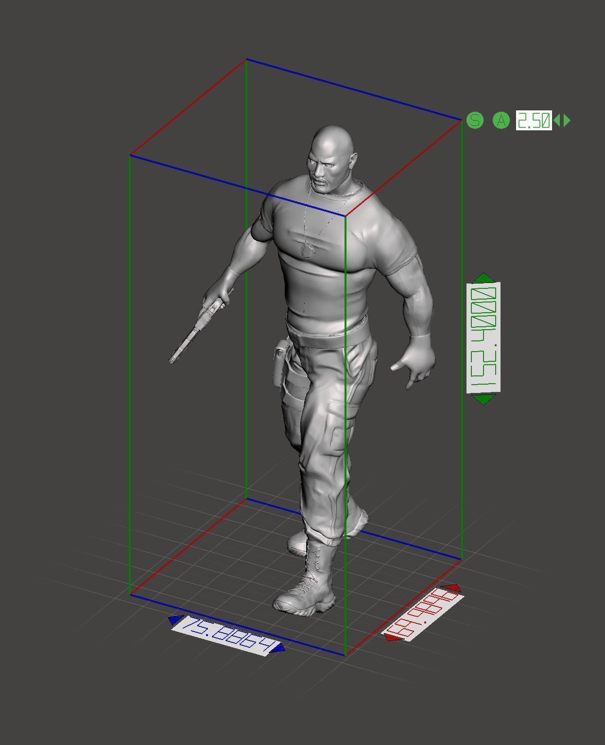 Agent Luke Hobbs 3D print model_6