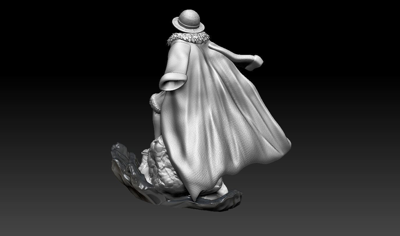 monkey d luffy  one piece  3d print anime statue  figurine 3D print model_9