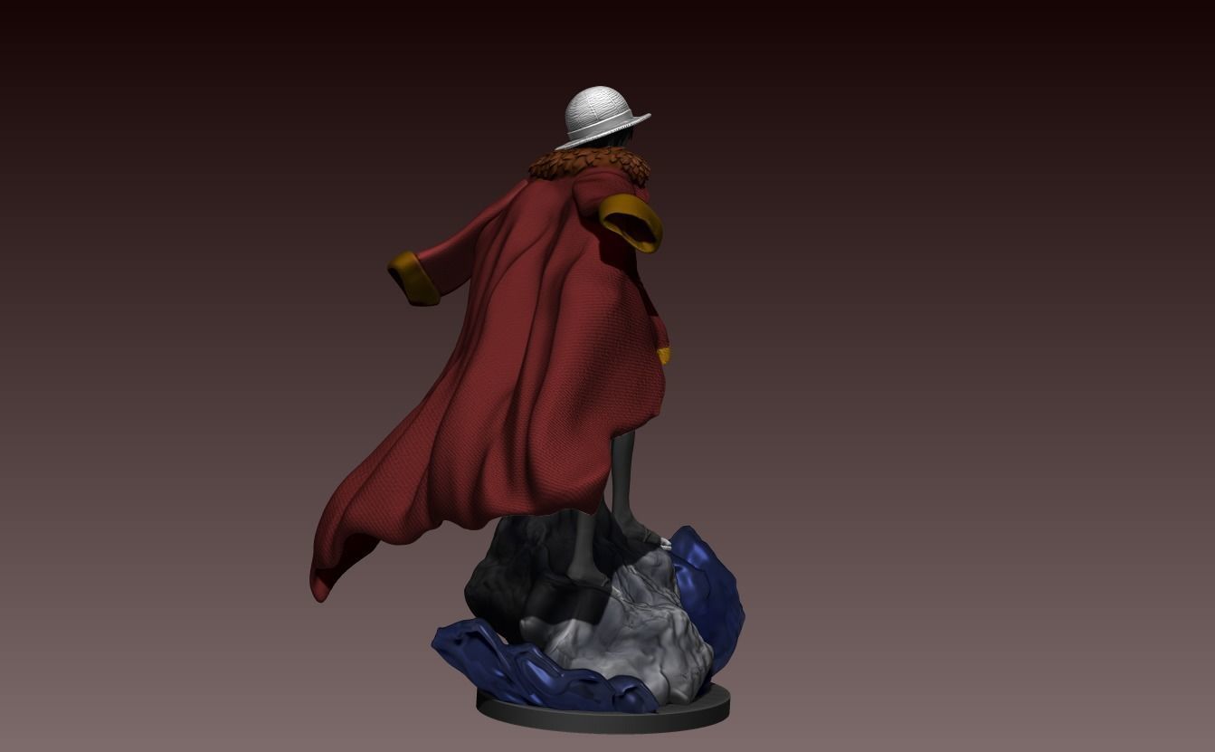 monkey d luffy  one piece  3d print anime statue  figurine 3D print model_11