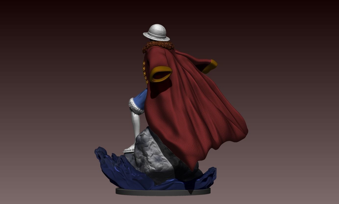monkey d luffy  one piece  3d print anime statue  figurine 3D print model_10