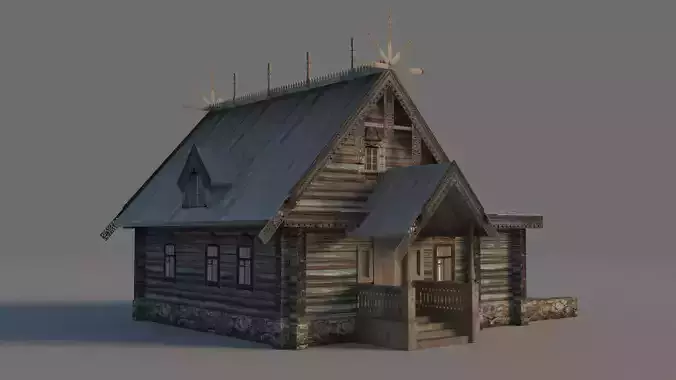 Russian wooden house