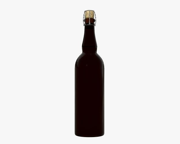 Beer bottle blank 3D model