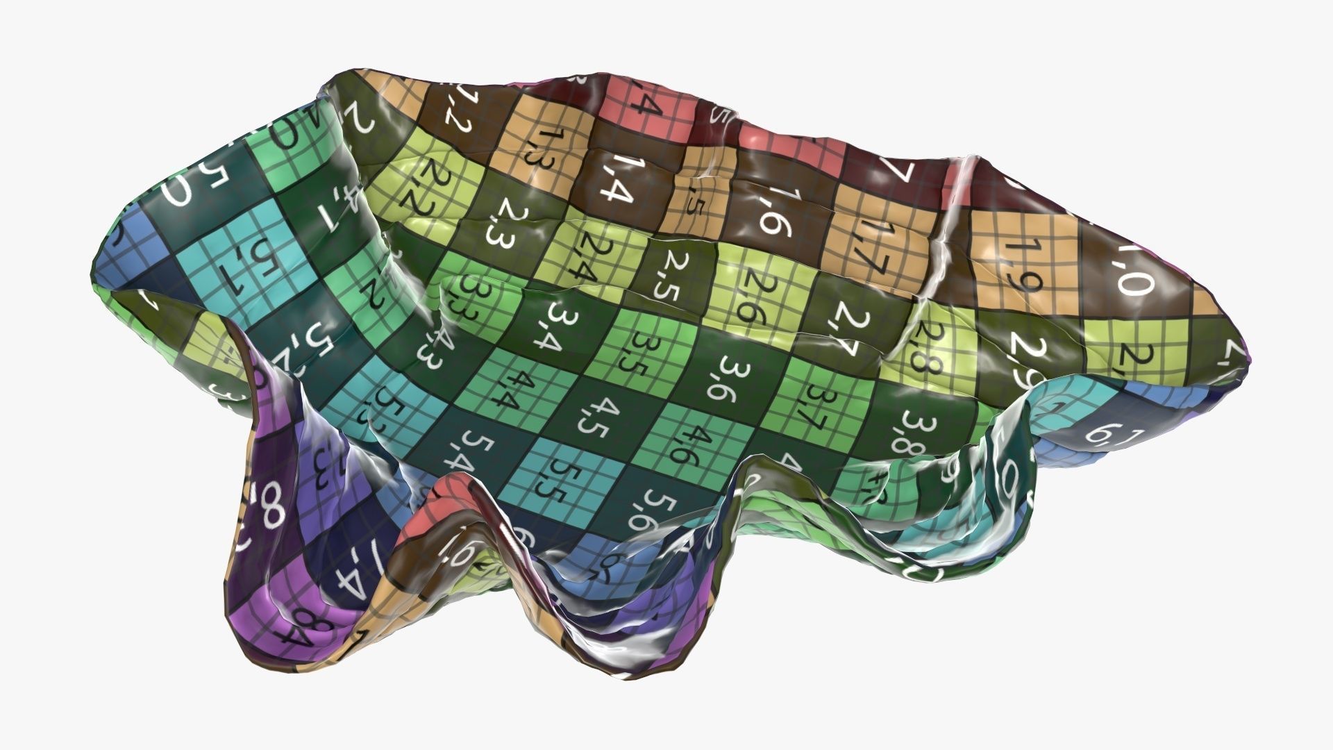 Clam shell bowl 3D model_11