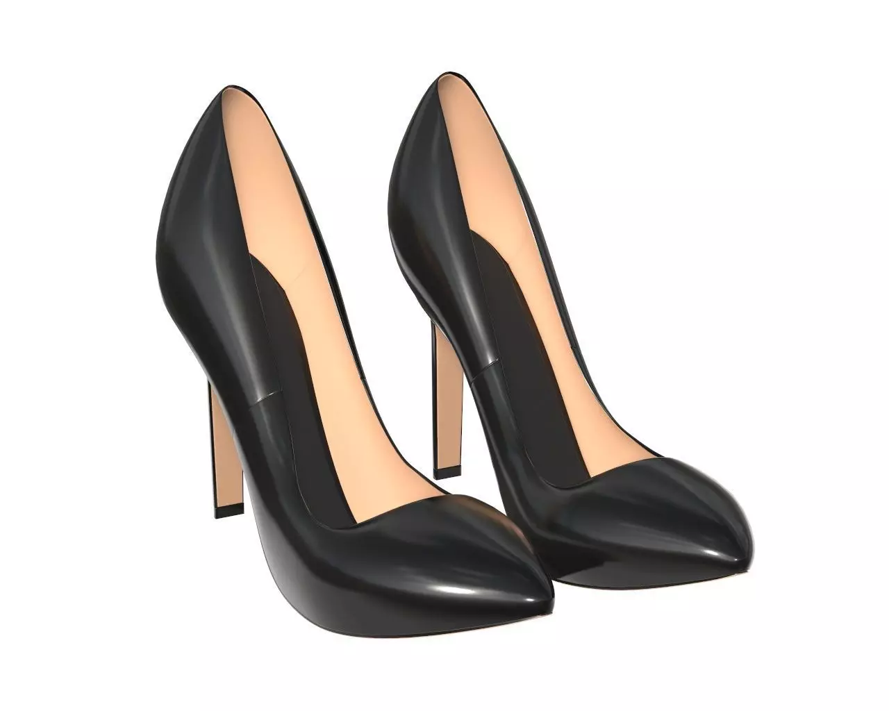 Female footwear 06 3D model_0