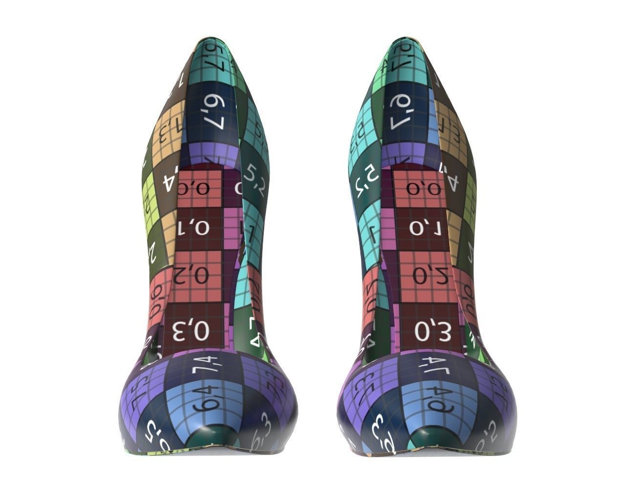 Female footwear 06 3D model_10