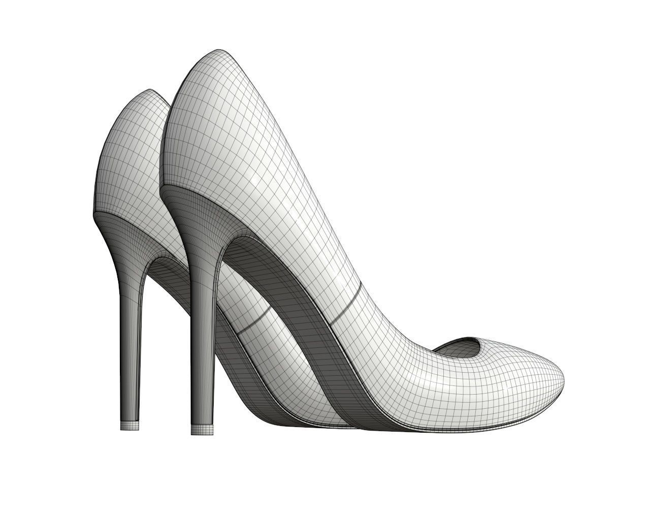 Female footwear 06 3D model_7