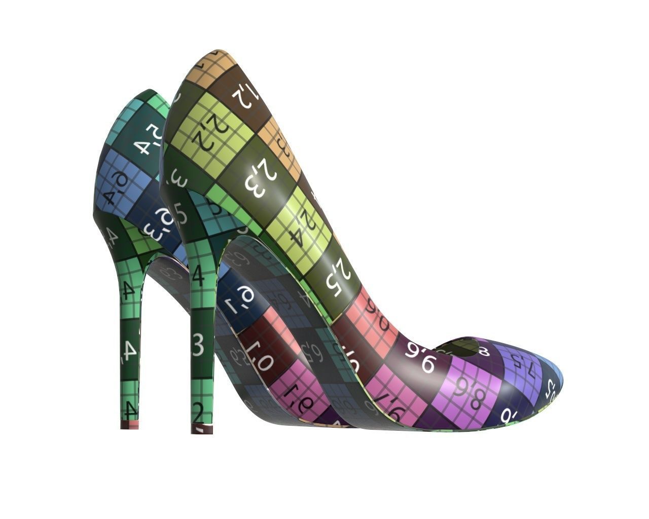 Female footwear 06 3D model_11