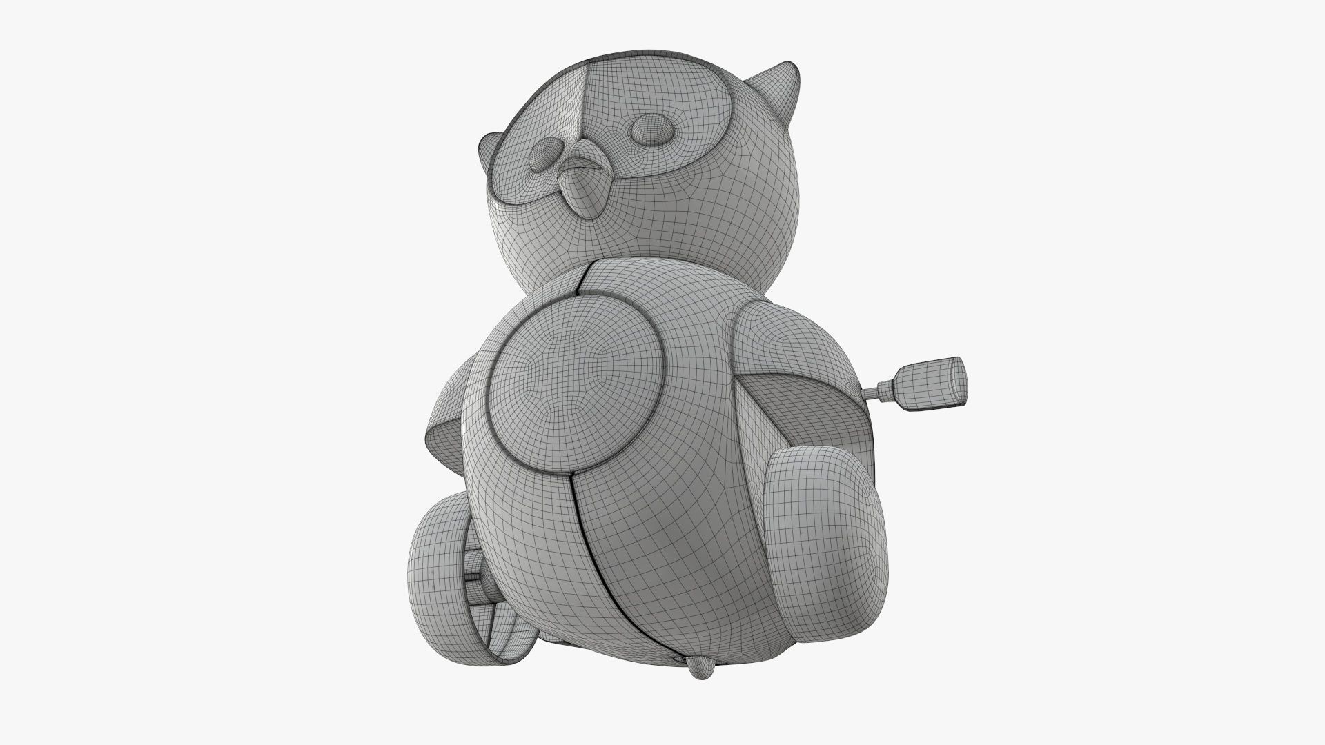 Owl toy 02 3D model_9