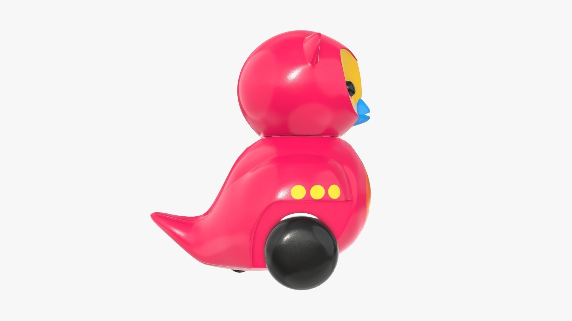 Owl toy 02 3D model_3