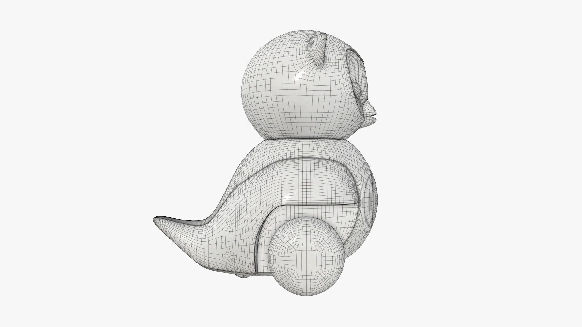 Owl toy 02 3D model_7