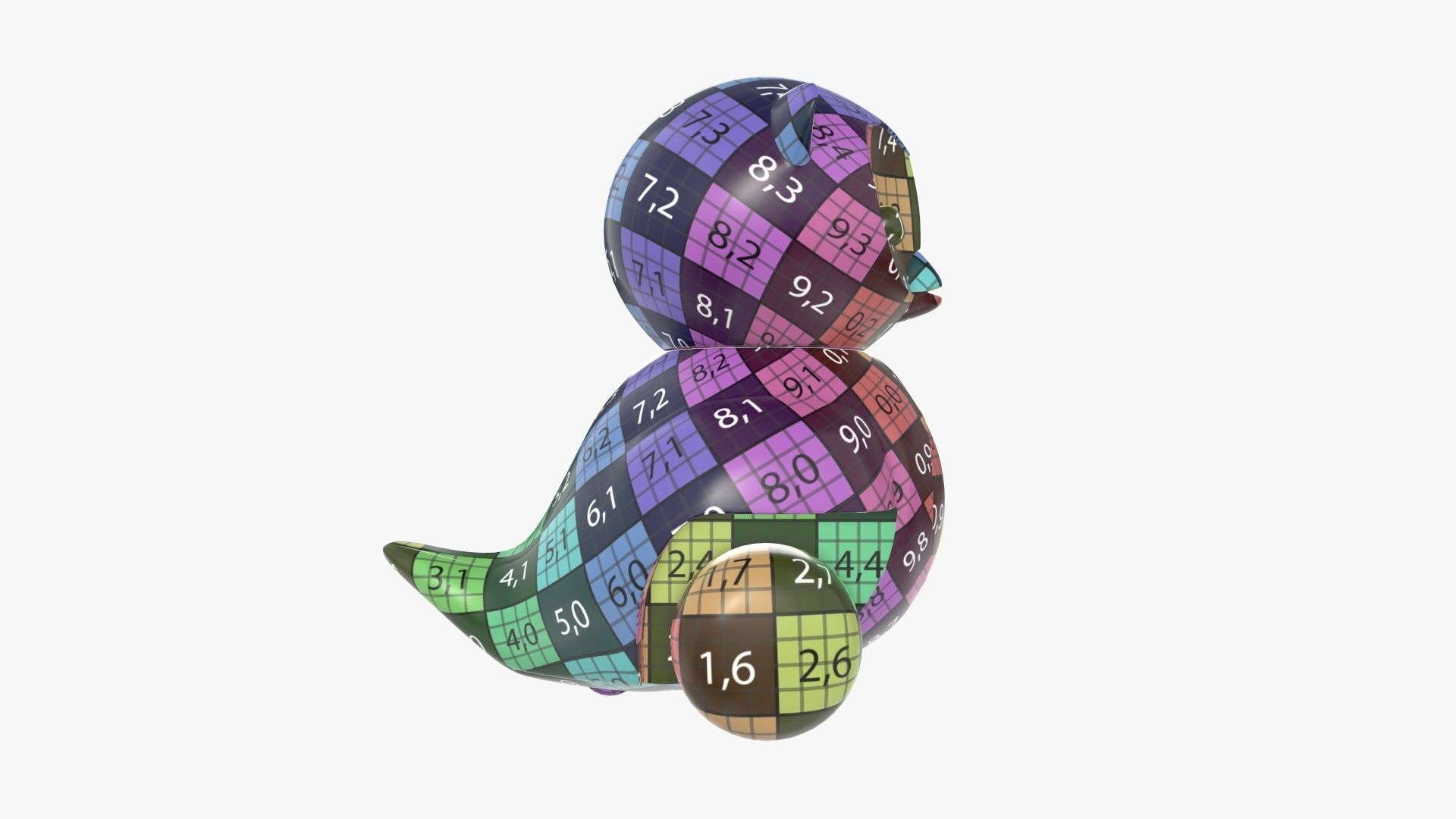 Owl toy 02 3D model_11