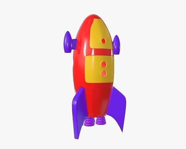 Rocket toy 3D model