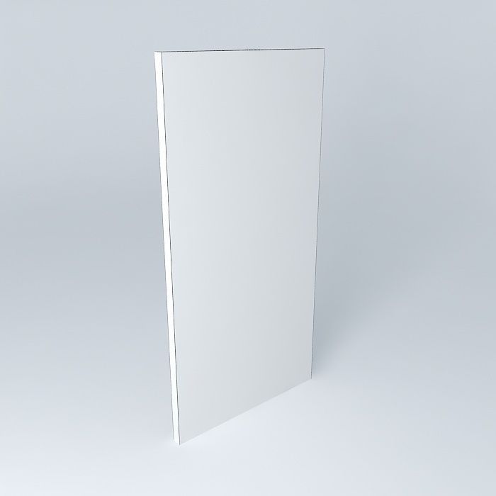 4 x 8 white panel Free 3D model_3