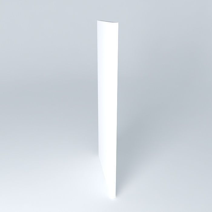 4 x 8 white panel Free 3D model_2