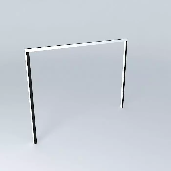 No soccer goal stand Free 3D model_0