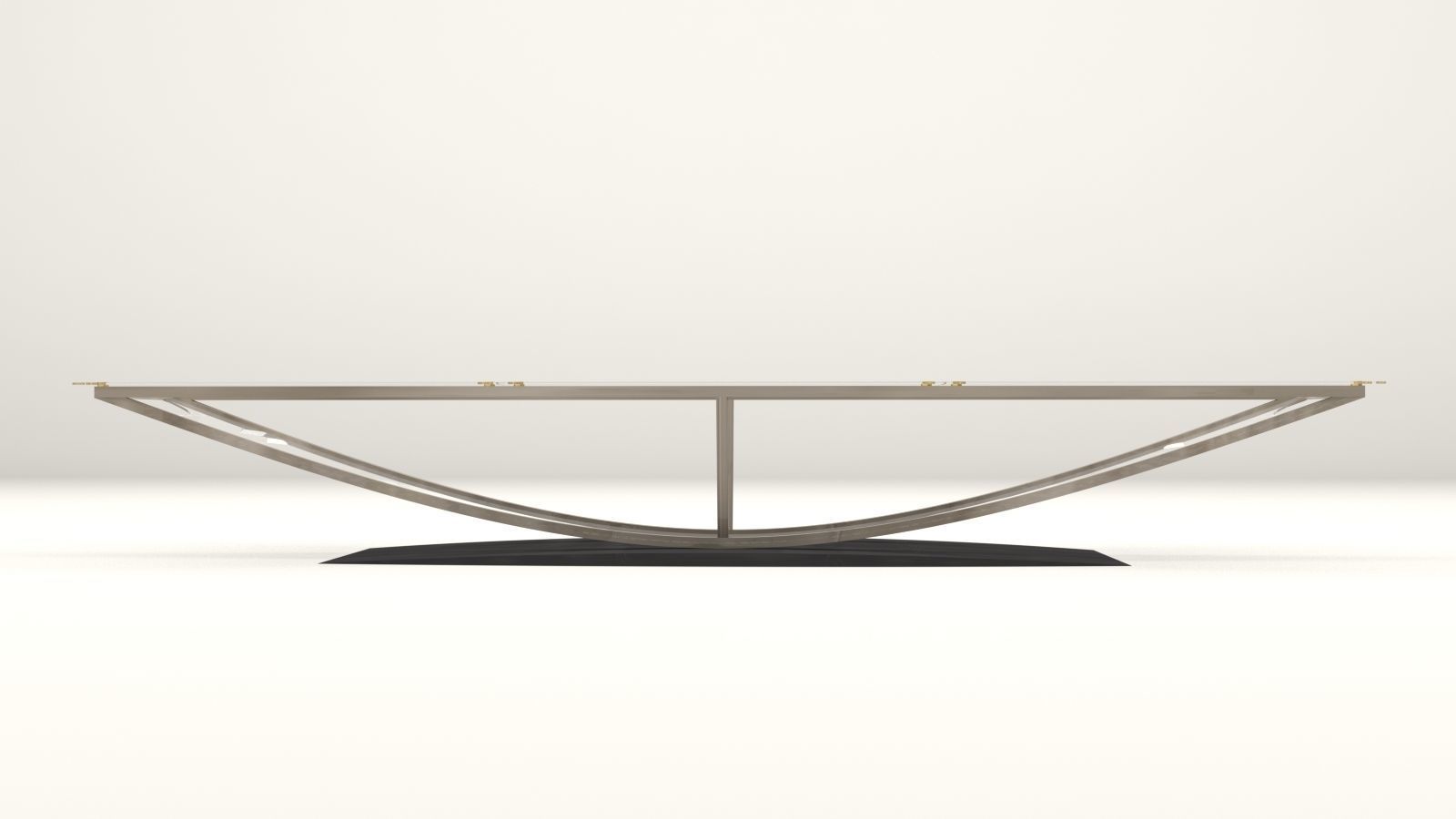 Glass Conference Table 3D model_2