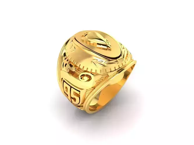 Gents Ring 3dm render detail