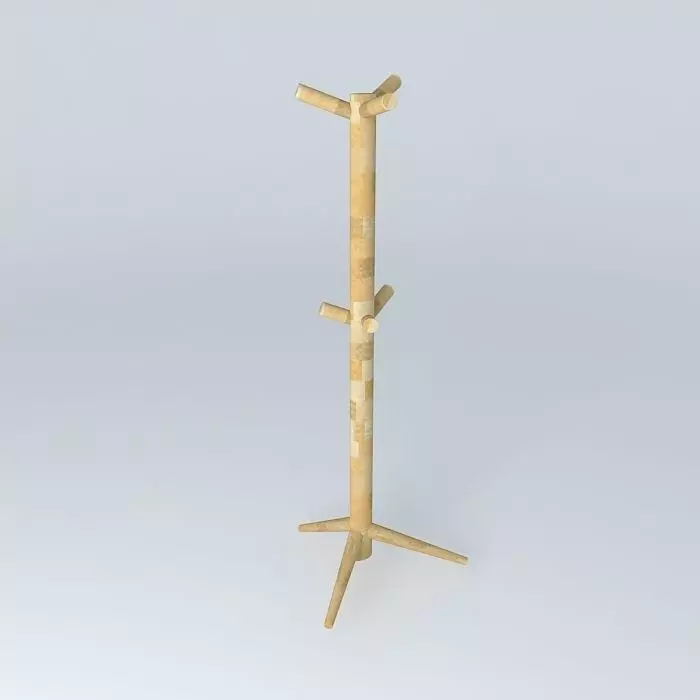 Muji coat hanger Free 3D model