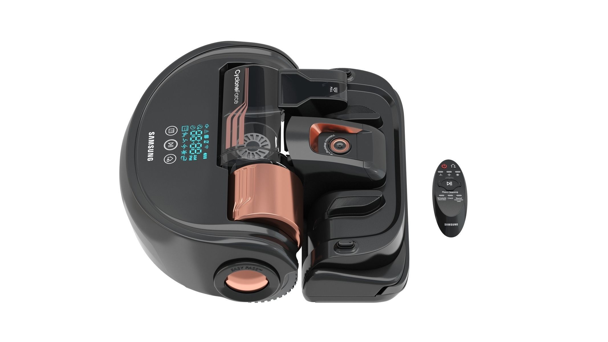 Samsung Powerbot Turbo Robot Vacuum with Remote Controller 3D model_3