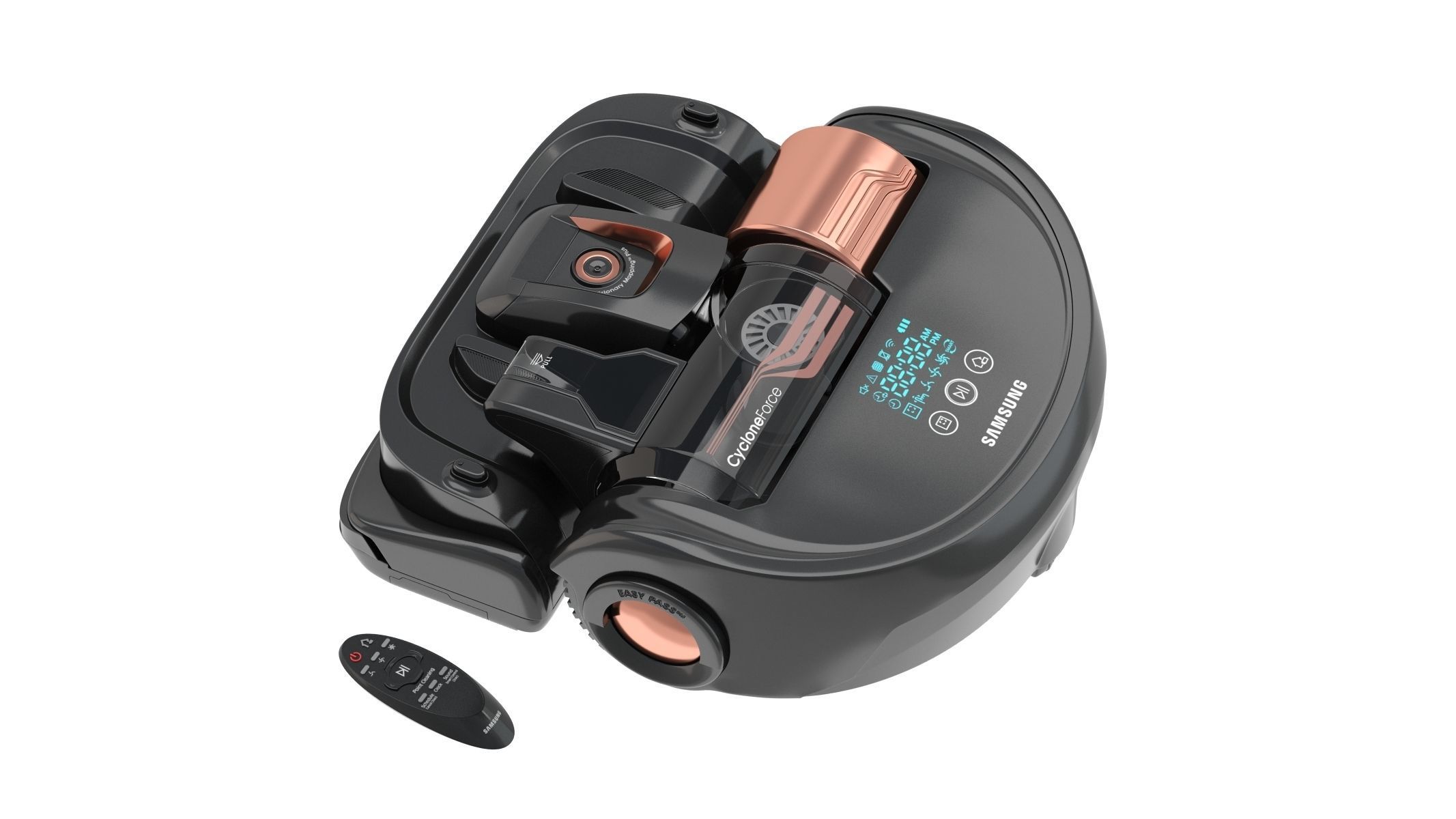 Samsung Powerbot Turbo Robot Vacuum with Remote Controller 3D model_2