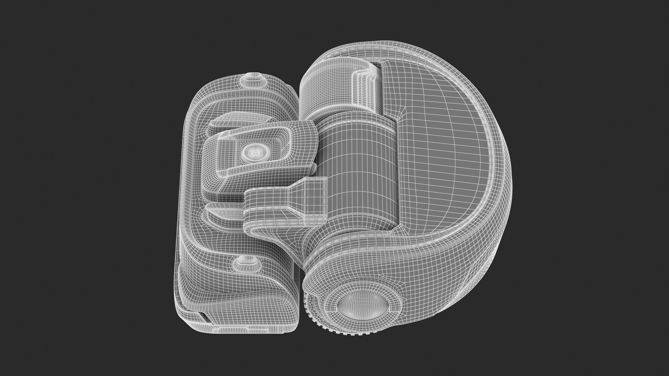 Samsung Powerbot Turbo Robot Vacuum with Remote Controller 3D model_18