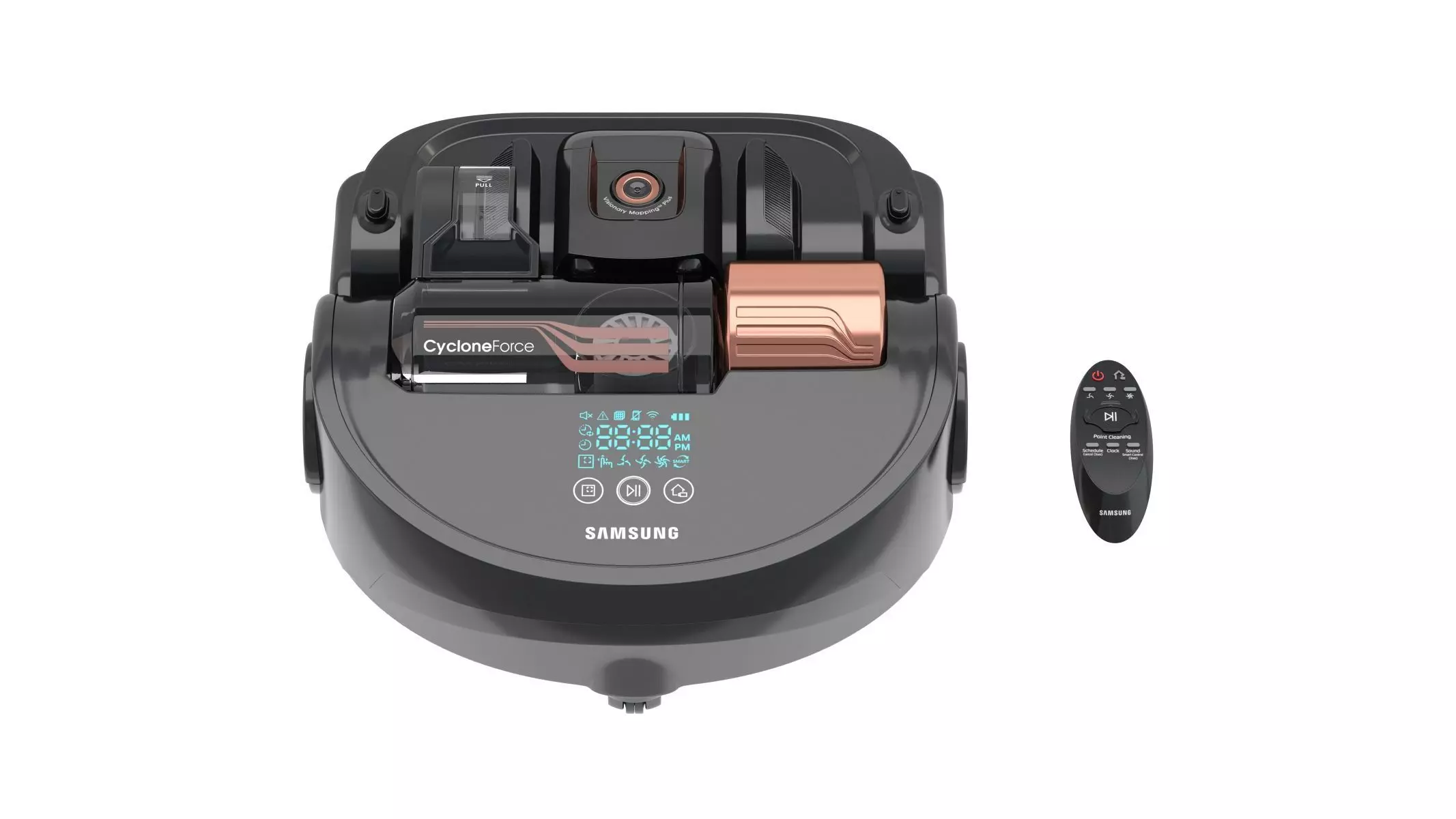 Samsung Powerbot Turbo Robot Vacuum with Remote Controller 3D model_0