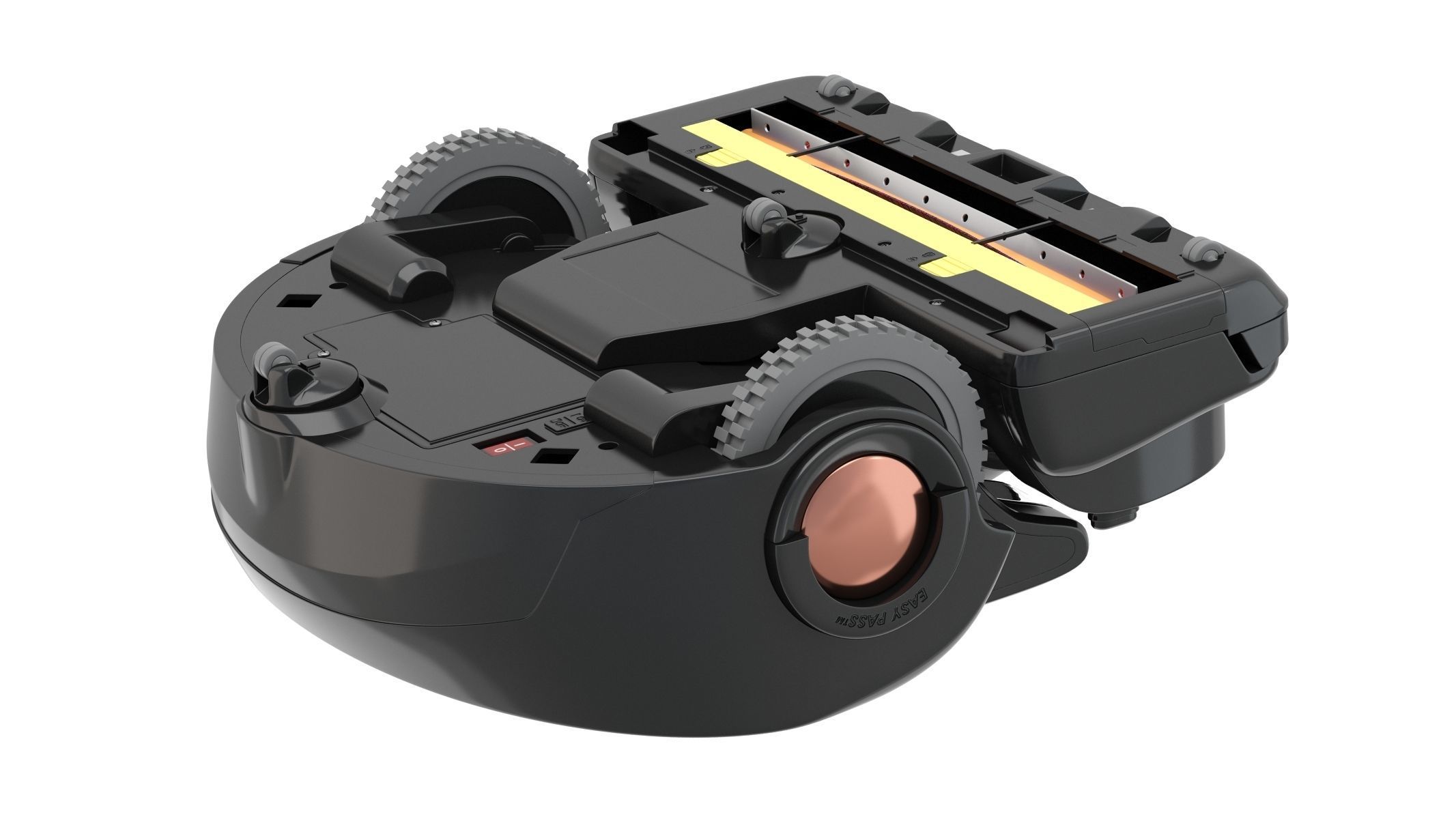 Samsung Powerbot Turbo Robot Vacuum with Remote Controller 3D model_8