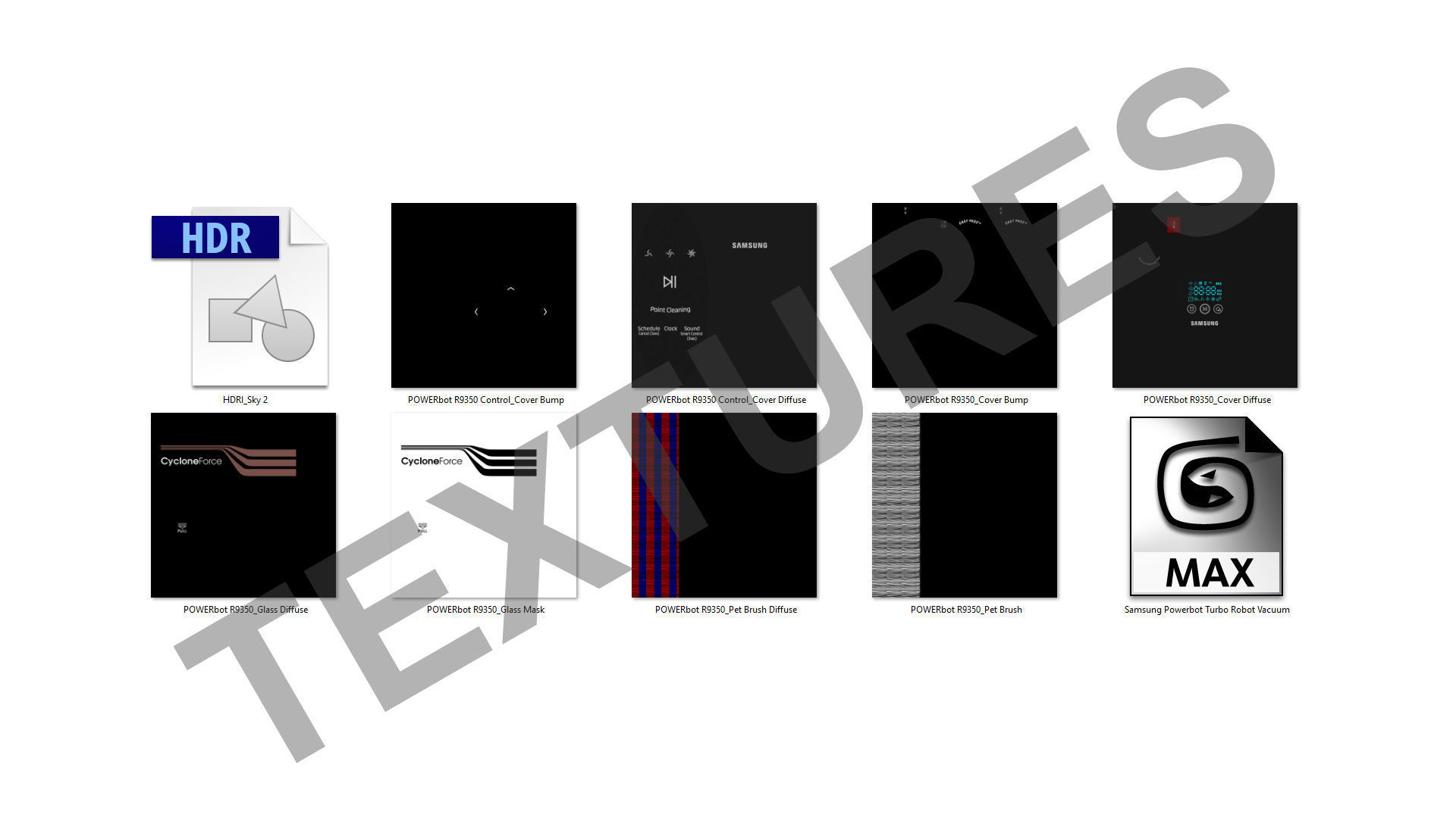 Samsung Powerbot Turbo Robot Vacuum with Remote Controller 3D model_21