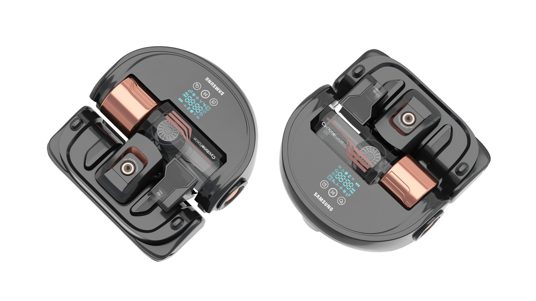 Samsung Powerbot Turbo Robot Vacuum with Remote Controller 3D model_11