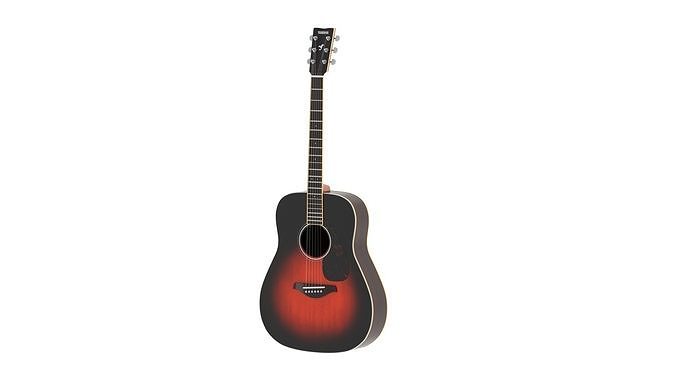 Yamaha Acoustic Guitar F830 3D model