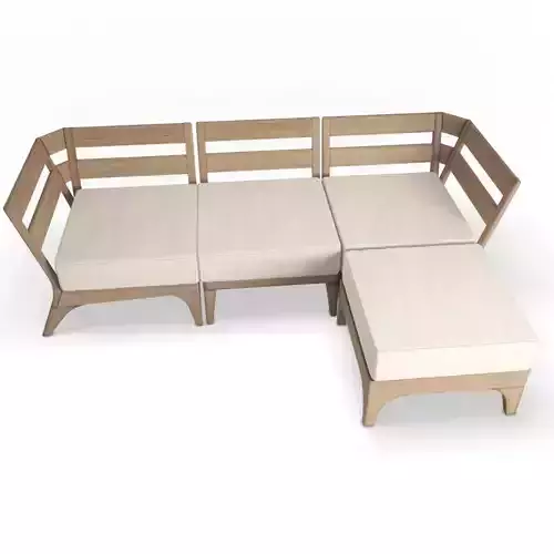 Village Outdoor Sofa Corner Unopiu 