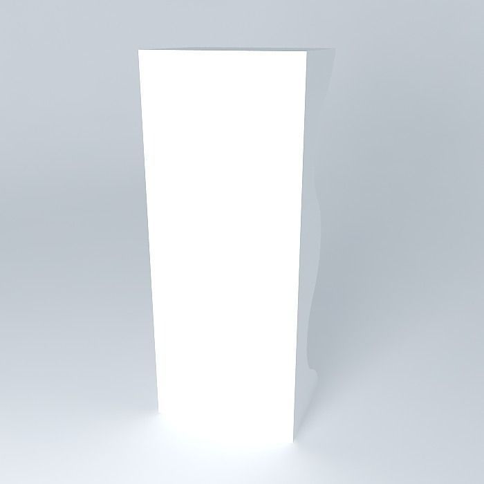 Wwave foam panel 1 Free 3D model_1