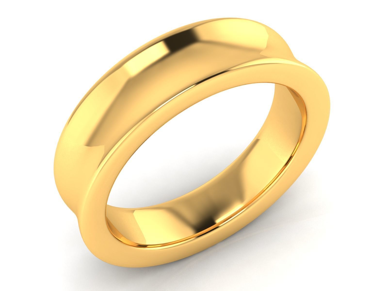Women Band Ring 3dm render 3D print model_1
