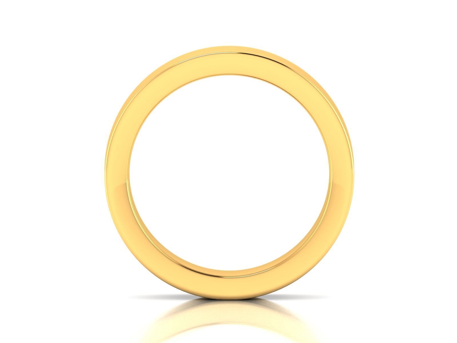 Women Band Ring 3dm render 3D print model_3