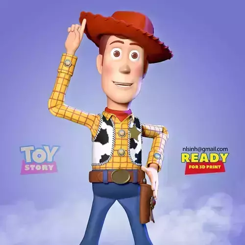 Woody - Toy Story Fanart 3D print model