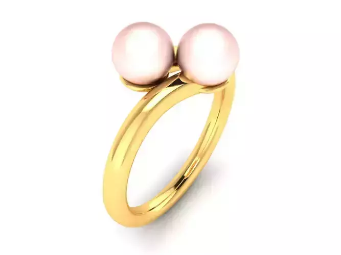 Women Band Ring 3dm render detail